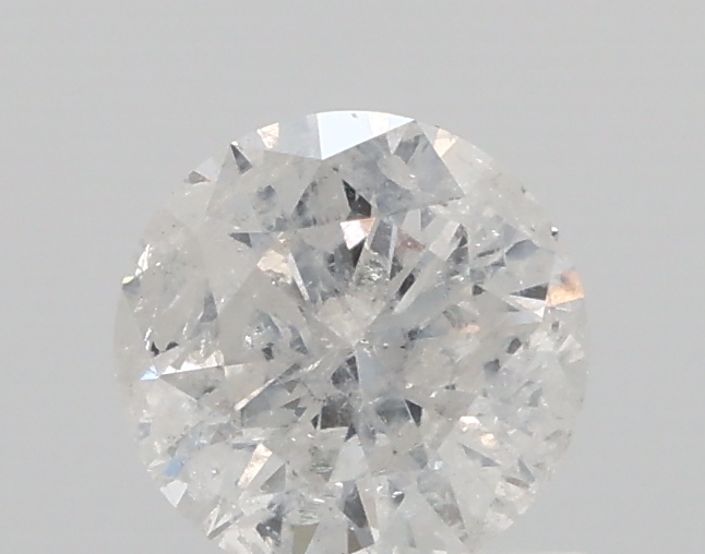 0.81ct F I3 Round Cut Natural Certified Diamond