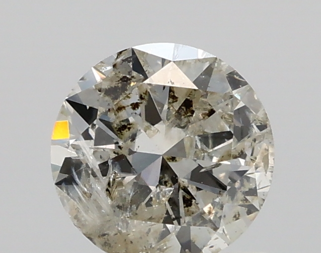 0.84ct K I2 Round  Cut Natural Certified Diamond