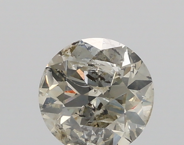 0.70ct O I2 Round  Cut Natural Certified Diamond