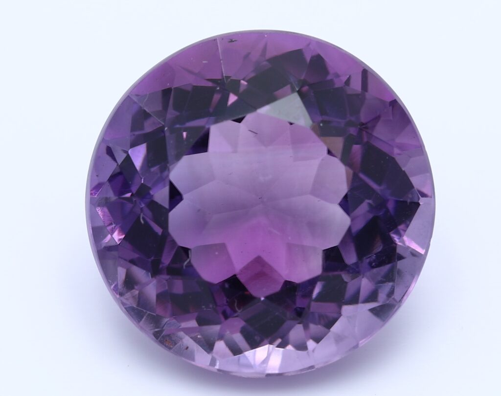 17.81ct Round  Dark Purple  Natural Certified Gemstone