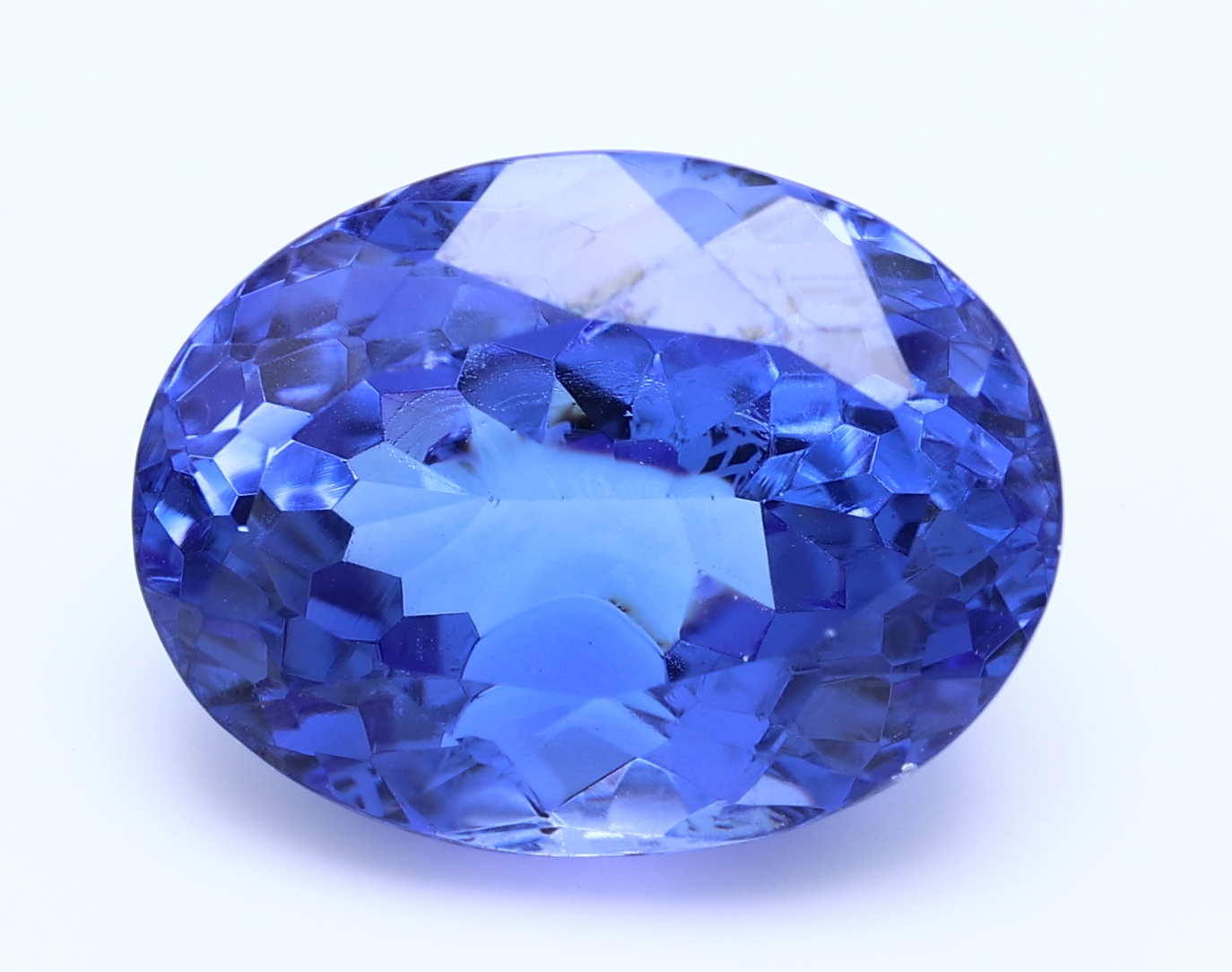 10.746ct Oval blue VIOLET Vivid AAA Natural Certified Gemstone